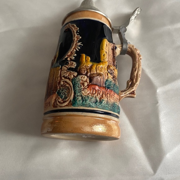 VINTAGE GERMAN LIDDED BEER STEINS WESTERN GERMANY DEUTSCHES-ECK KOLNER-DOM - Picture 1 of 12
